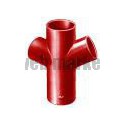 Embranchement Culotte double SMU S 68° en fonte diamètre nominal 100-100mm Réf. 156707 PAM