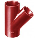 Culotte simple SMU S à 45° - fonte - Ø nominal 100/50 mm