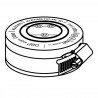 Tampon EPDM SMU S/SMU Plus 1 trou diamètre nominal 50mm Réf. 156394 PAM