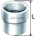 Raccordement WC - fonte SMU + EPDM - Ø nominal 100 mm - L. 90 mm