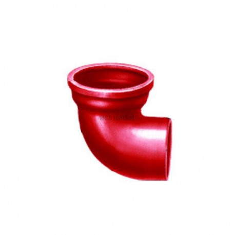 Coude SME 88° en fonte diamètre nominal 125mm Réf. 156167 PAM