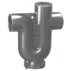 Siphon de parcours en fonte SMU Plus diamètre nominal 75mm Réf. 155334 PAM