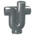 Siphon de parcours en fonte SMU Plus diamètre nominal 100mm Réf. 155372 PAM