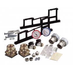 Set de montage pour collecteur (comprend tous les accessoires nécessaires au montage d un collecteur sauf barres d assemblage