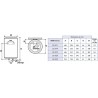 Chauffe-eau électrique petite capacité 10 litres sur évier Classe énergétique A réf. 221071