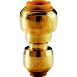 Manchon T240 réduit instantané tectite femelle-femelle D16-14 pour tubes cuivre, PER ou PB réf 4751058
