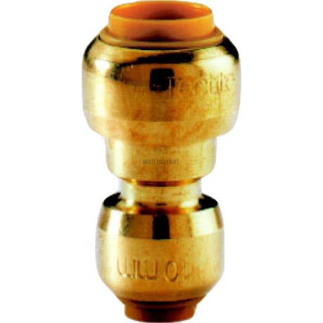 Manchon T240 réduit instantané tectite femelle-femelle D16-12 pour tubes cuivre, PER ou PB réf 4751056