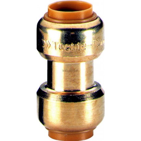 Manchon T270 instantané tectite, femelle-femelle D14 pour tube cuivre PER et PB réf 4751564
