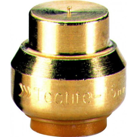 Bouchon T301 instantané TECTITE femelle D16 pour tube cuivre, PER ou PB réf 4751953