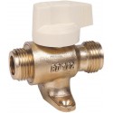 Robinet arrêt G 26x34 MOP 0,5 avec pattes de fixation Réf.22 917020