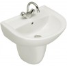 Cache-siphon lavabo ULYSSE 2 Lg : 38cm Céramique Blanc réf. P205901