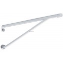 Sachet de 2 consoles pour lavabos collectifs et vis de fixation longueur 35 cm, blanc Réf. D5705AC