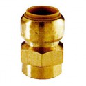 Manchon T270G instantané tectite femelle-femelle D18-15x21 pour tube cuivre PER et PB réf 4751791