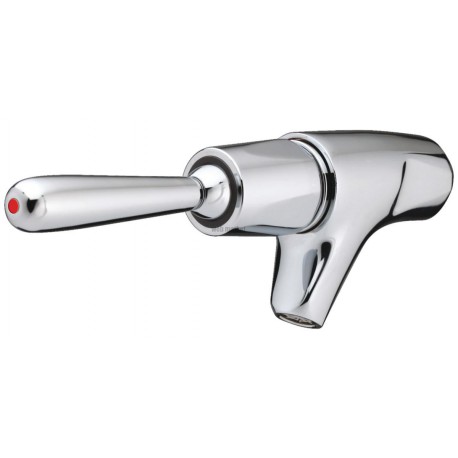 Robinet de lavabo Presto 704 - fixation murale - manette eau chaude et froide