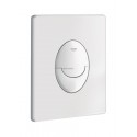 Plaque de commande WC SKATE AIR, double touche ou interrompable, pour mécanisme pneumatique, montage vertical, 156 x 197 mm,
