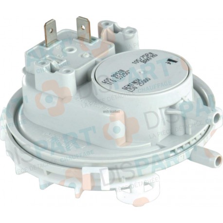 Pressostat réglé 23KW HUBA 605 étrier 100293 Réf. 87168250000