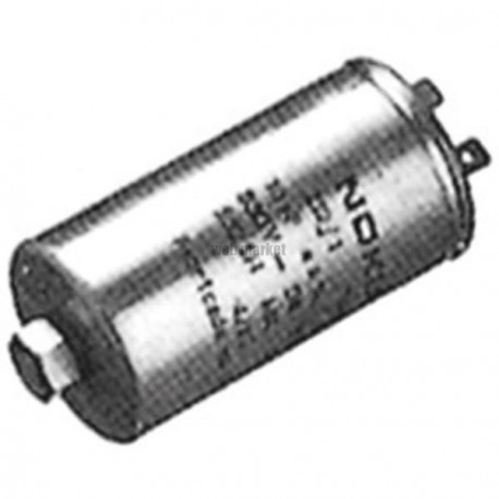 Condensateur de démarrage permanent, pour moteur monophasé capacité 5uF male-femelle Réf. 13023330