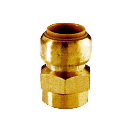 Manchon T270G instantané tectite femelle-femelle D12-15X21 pour tube cuivre PER et PB réf 4751725
