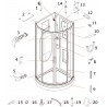 Barre antichute objet Alterna pour cabine CONCERTO