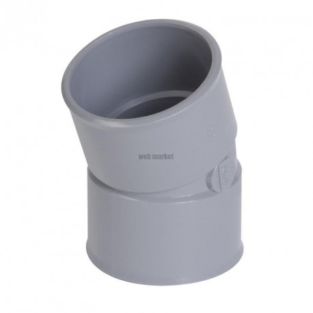 Coude femelle femelle 20° diamètre 80mm CR22