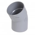 Coude simple MF 30° PVC gris Nicoll - Ø 110 mm