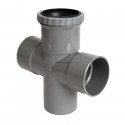 Culotte à joint de dilatation mâle femelle 87°30 double parallèle diamètre 100mm RMT18