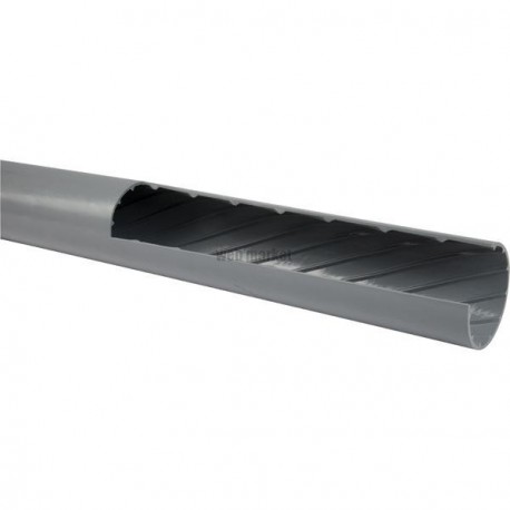 Tube hélicoïdal acoustique Chutunic - THA245 - PVC gris - Ø 100 mm - L. 3 m