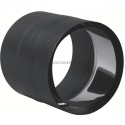 Raccord anti-bistre Email Mat Acier émaillé diamètre : 125 Noir Bois / Fioul / Gaz réf. 344114