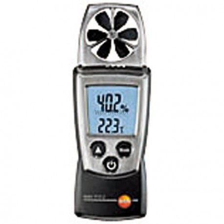 Thermo-anémomètre + humidité 410-2 compact pour mesure d humidité relative, température ambiante et vitesse d air. Livré avec