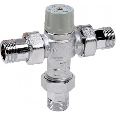 Mitigeur thermostatique 521 type RU classe 20 avec filtres et clapets intégrés 15 x 21 réf. MT521715