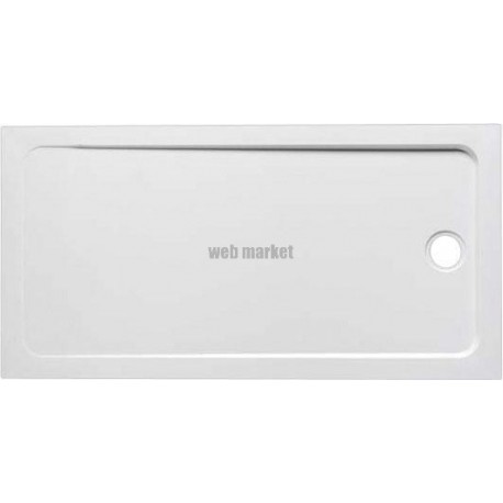 Receveur FLIGHT rectangulaire extra-plat 170 x 76 x 4 cm, blanc Réf. E62458-00