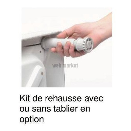 Kit de rehausse 9 pieds sans tablier, blanc réf. E62470-00