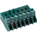 Fiche verte 7 poles cable brûleur Réf. 7747023989