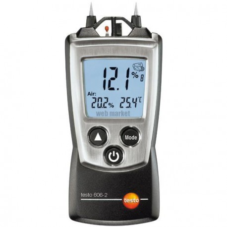 Thermo hygro testo 606-2 mesure d humidité de matériaux et du bois avec mesure d humidité et thermomètre CTN pour la mesure d