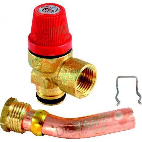 Soupape de sécurité 3 bar MCR 24 Réf. S62763
