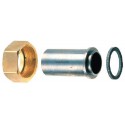 Raccord droit deux pièces, écrou 50x60 à joint plat gaz à souder sur acier 48,9 Réf : 0190453