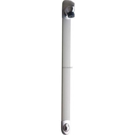 Robinetterie temporisée de douche DL 400SE avec robinet d arrêt équerre, chromé réf. 27402