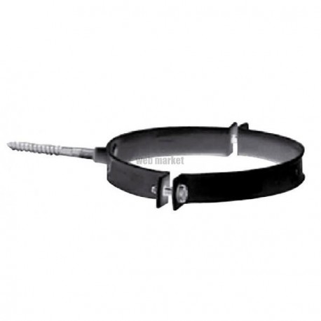 Collier alu laque noir D 125 réf. 472480