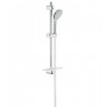 Ensemble de douche 2 jets avec barre Euphoria 110 Duo Chromé 27230001