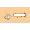 Raccord vertical terminal horizontal AZ421 réf. 7716780207