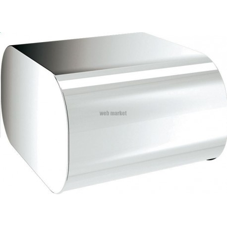 Porte-rouleau avec couvercle OUTLINE chromé réf. 32251300000