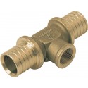 Té à sortie femelle diamètre 25-20x27 en laiton Réf 11690581001