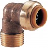 Coude 90° T092G instantané tectite mâle-femelle D12-15x21 pour tube cuivre PER et PB réf 4750405