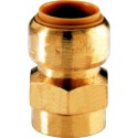 Manchon T270G instantané tectite femelle-femelle D18-20x27 pour tube cuivre PER et PB réf 4751802