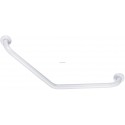 Barre de relèvement angle 135° longueur 40x40cm Inox Epoxy blanc 049230