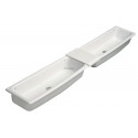 Couvre-joint porte-savon AUGE 95x33cm, blanc réf. P309001