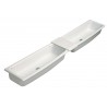Couvre-joint porte-savon AUGE 95x33cm, blanc réf. P309001