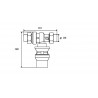 Disconnecteur CA9C 20x27FF avec garde d air 2230215