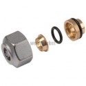 Adaptateur nickelé et chromé pour tube cuivre R178 - Ø 10/12x16