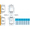 Chauffe-eau électrique bloc sous évier petite capacité 10 litres mono classe énergétique C réf. 89599003